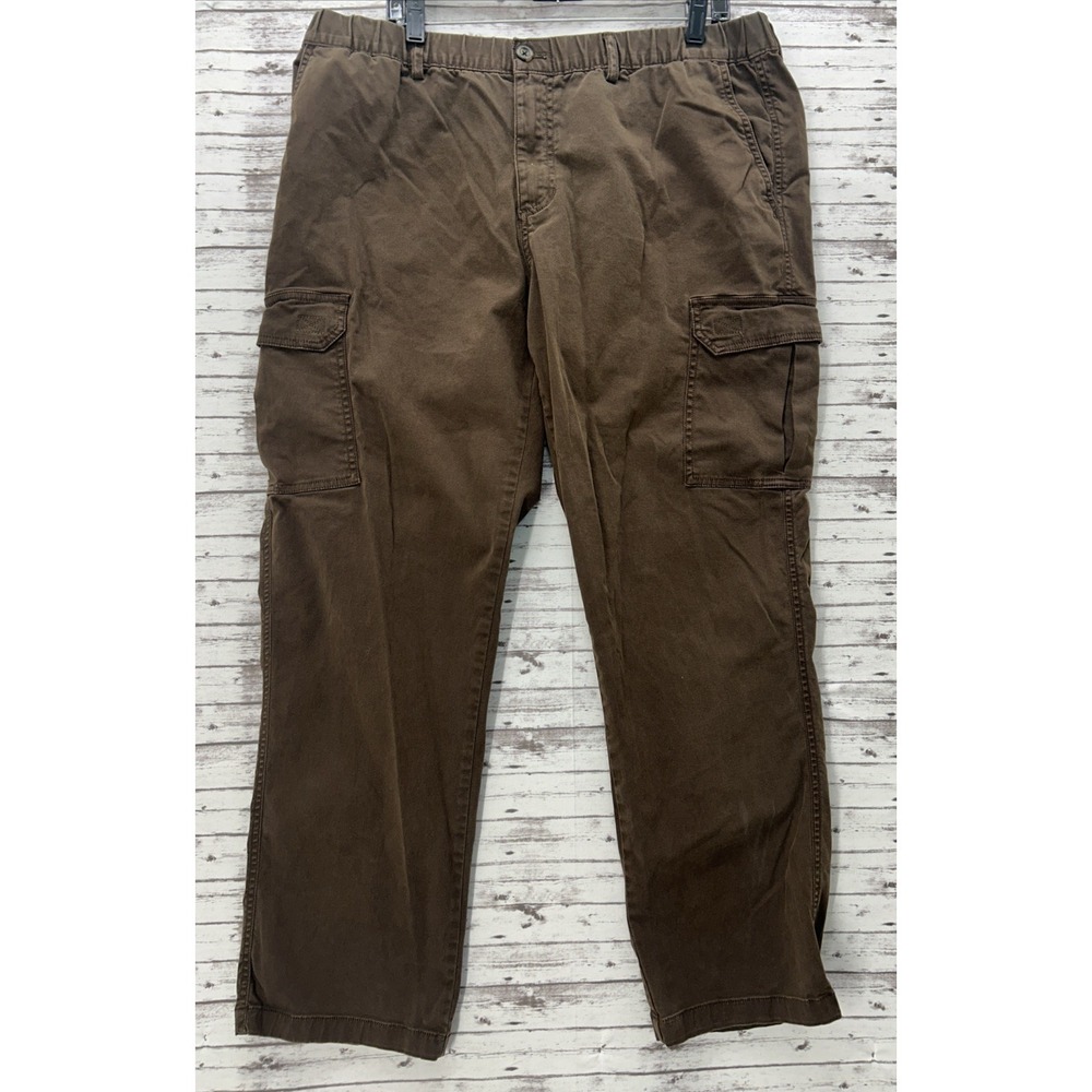 Bearbottom Pants Mens Size XXL 31" Inseam Outdoors Hiking Brown Stretch Cargo